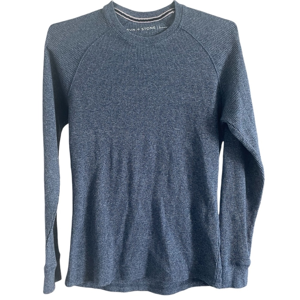 Sun + Stone Men’s Remix Waffle Knit Thermal L